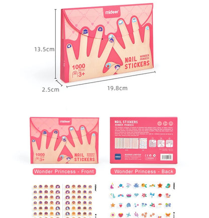 Mideer - Nail Stickers - Wonder Princess