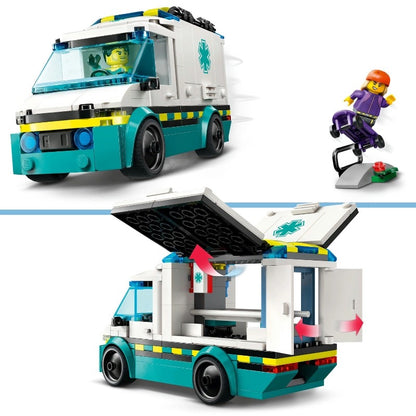 Lego - Emergency Ambulance | 184 Pcs | 5Y+