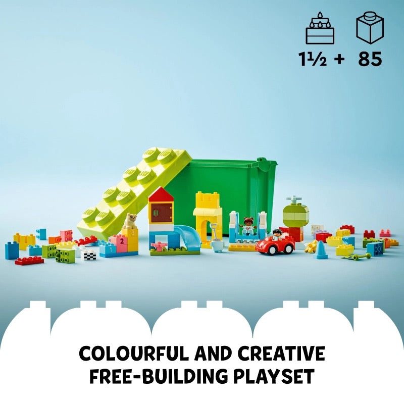 Lego - Deluxe Brick Box | 85 Pcs | 18M+ Lego - Deluxe Brick Box | 85 Pcs | 18M+