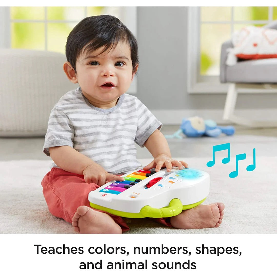 Fisher-Price - Toddlers Laugh And Learn Silly Sounds Light-Up Piano 6M+