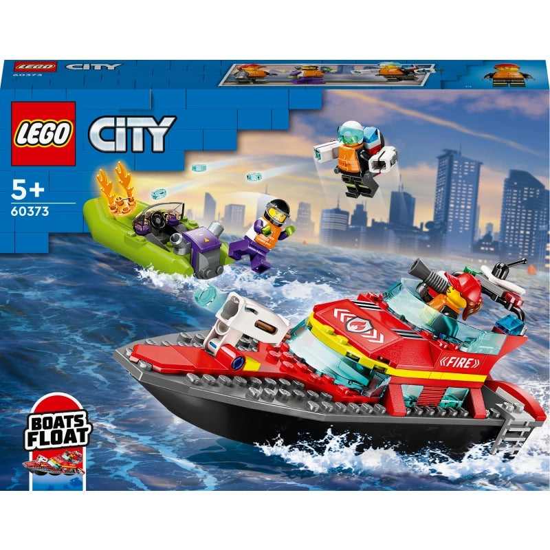 Lego - Fire Rescue Boat | 144 Pcs | 5Y+