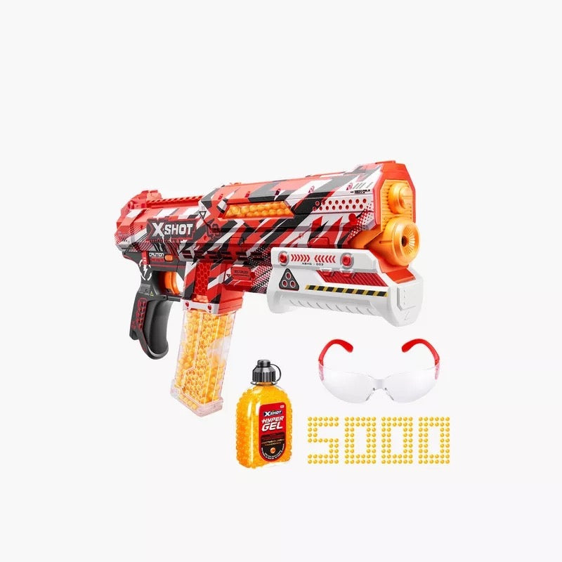 إكس-شوت - مسدس صغير بقابض جل فائق | 5000 حبة جل | 14 سنة فما فوق إكس-شوت - مسدس صغير بقابض جل فائق | 5000 حبة جل | 14 سنة فما فوق