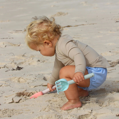 صني لايف - مجرفة ومشط رمل سيليكوني سوربيه التفاح