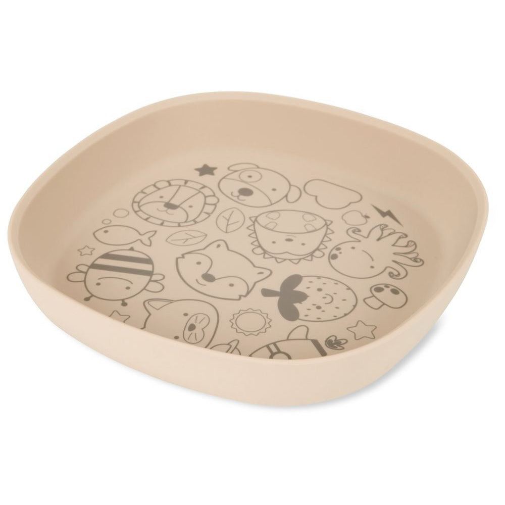 Skip Hop - Squad Silicone Plate | Oat Skip Hop - Squad Silicone Plate | Oat