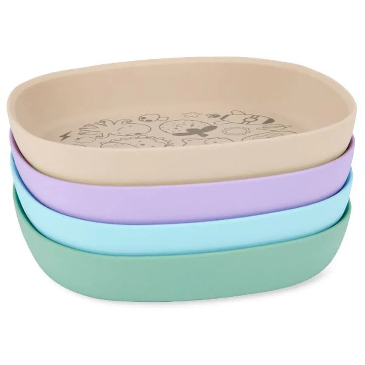 Skip Hop - Squad Silicone Plate | Purple