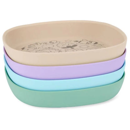 Skip Hop - Squad Silicone Plate | Purple