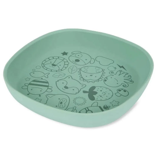 Skip Hop - Squad Silicone Plate | Green