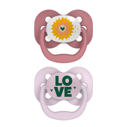 Dr. Brown's - Advantage Pacifier | Stage 1 | 0-6m | Pink | 2-Pack