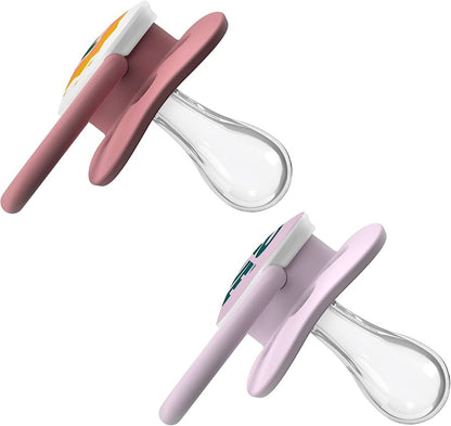 Dr. Brown's - Advantage Pacifier | Stage 1 | 0-6m | Pink | 2-Pack