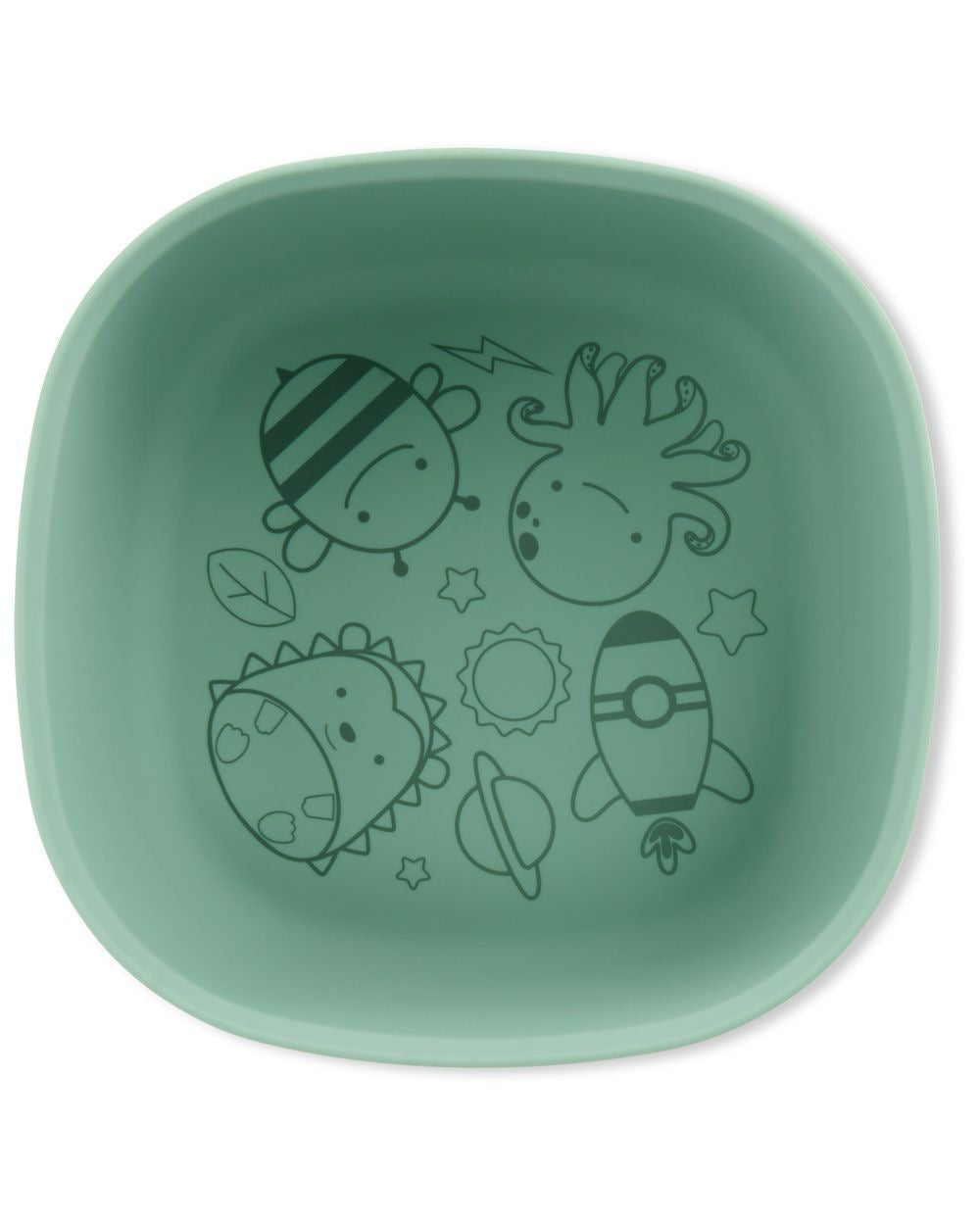 Skip Hop - Squad Silicone Plate | Green Skip Hop - Squad Silicone Plate | Green