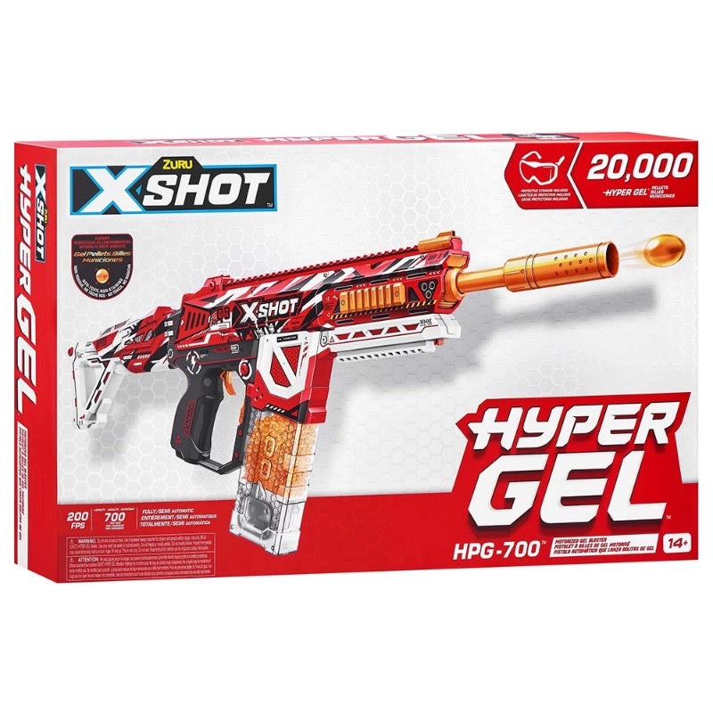 X-Shot - Hyper Gel HGP-700 Large Blaster | 20,000 Gel Pellets | 14Y+ X-Shot - Hyper Gel HGP-700 Large Blaster | 20,000 Gel Pellets | 14Y+