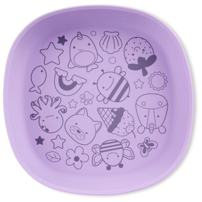 Skip Hop - Squad Silicone Plate | Purple