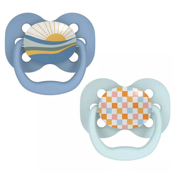Dr. Brown's - Advantage Pacifier | Stage 1 | 0-6m | Blue | 2-Pack