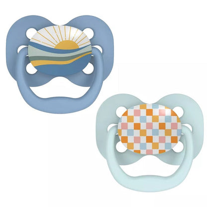 Dr. Brown's - Advantage Pacifier | Stage 1 | 0-6m | Blue | 2-Pack