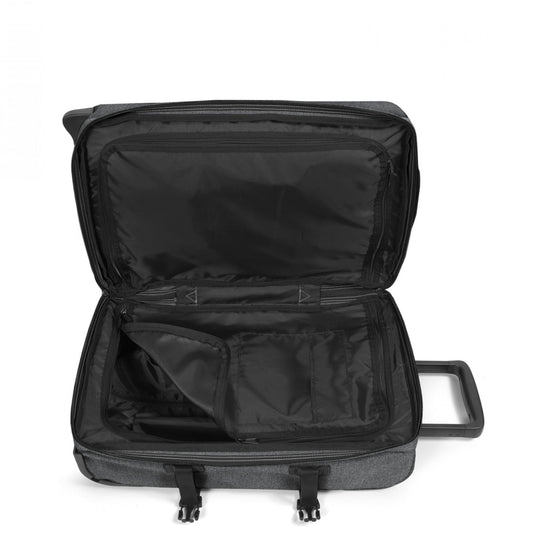 Eastpak - TRANVERZ S Cabin Sized Wheeled Luggage Black Denim — BambiniJO Jordan