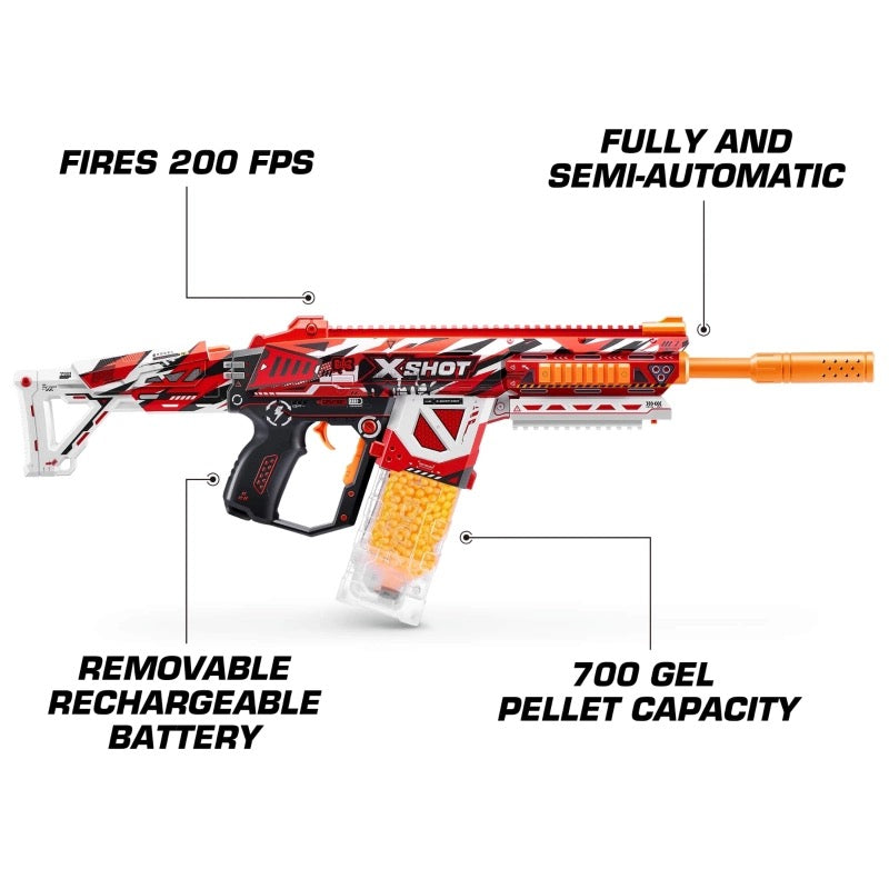 X-Shot - Hyper Gel HGP-700 Large Blaster | 20,000 Gel Pellets | 14Y+ X-Shot - Hyper Gel HGP-700 Large Blaster | 20,000 Gel Pellets | 14Y+