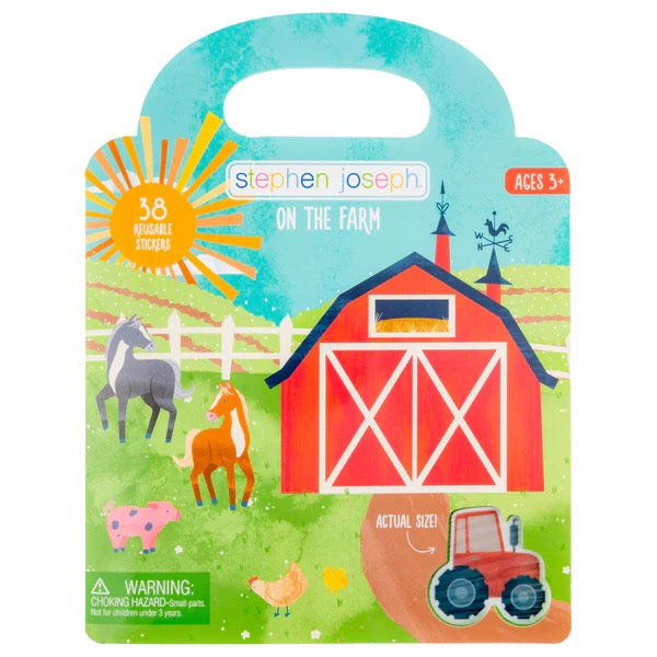 Stephen Joseph | Reusable Sticker Book | Farm Stephen Joseph | Reusable Sticker Book | Farm