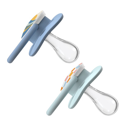 Dr. Brown's - Advantage Pacifier | Stage 1 | 0-6m | Blue | 2-Pack