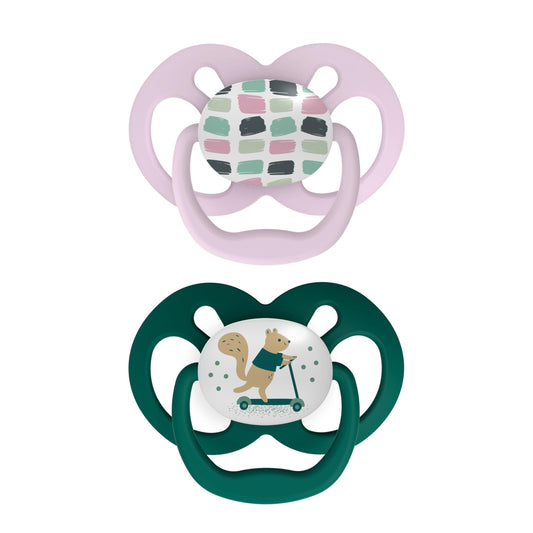 Dr. Brown's - Advantage Pacifier Stage 2 6-18m Pink 2-Pack — BambiniJO Jordan