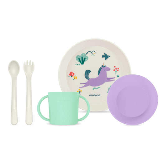 Miniland - Dinnerware Set | Unicorn