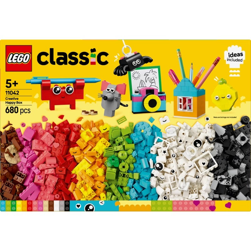 Lego - Creative Happy Box | 680 Pcs | 5Y+ Lego - Creative Happy Box | 680 Pcs | 5Y+