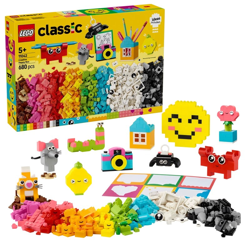 Lego - Creative Happy Box | 680 Pcs | 5Y+ Lego - Creative Happy Box | 680 Pcs | 5Y+