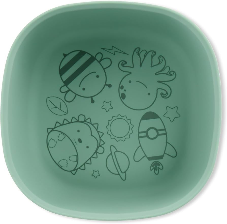 Skip Hop - Squad Silicone Bowl | Green Skip Hop - Squad Silicone Bowl | Green