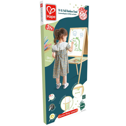 Hape - Fit & Fold Bamboo Easel