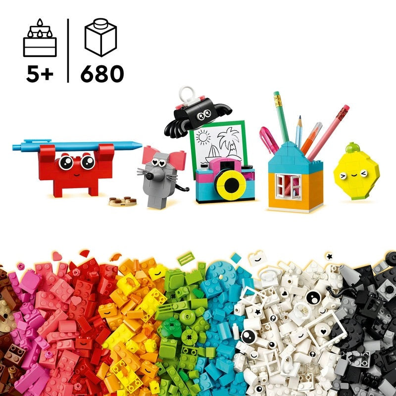 Lego - Creative Happy Box | 680 Pcs | 5Y+ Lego - Creative Happy Box | 680 Pcs | 5Y+