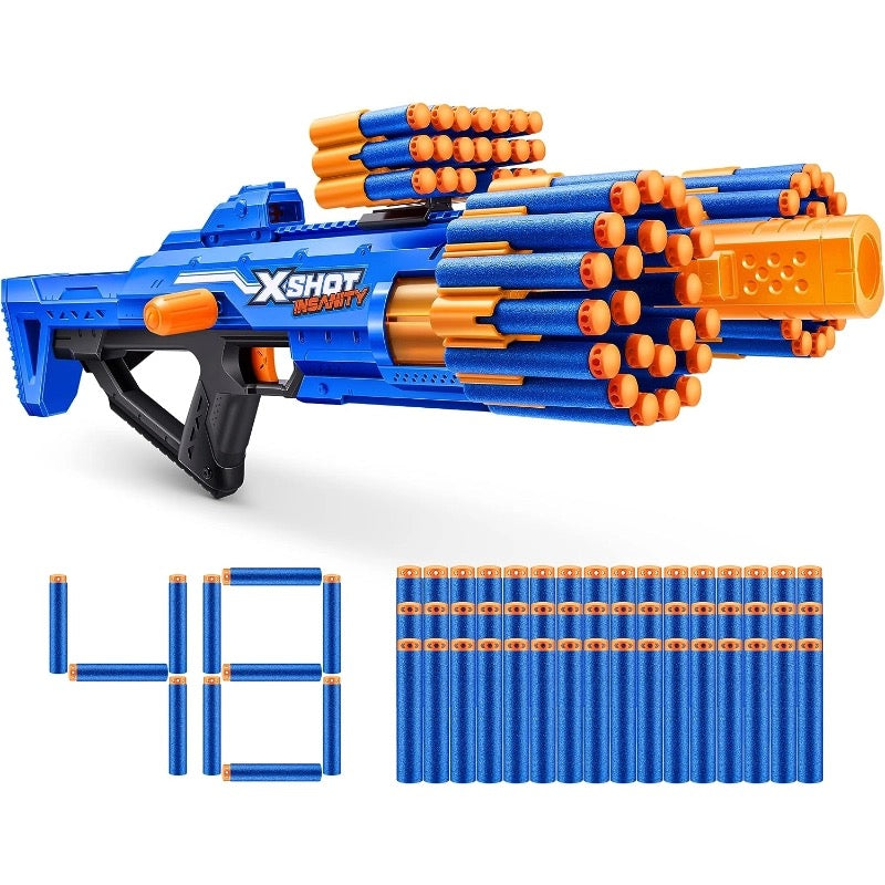 X-Shot - Insanity Berzerko Blaster | 48 Darts | 8Y+ X-Shot - Insanity Berzerko Blaster | 48 Darts | 8Y+