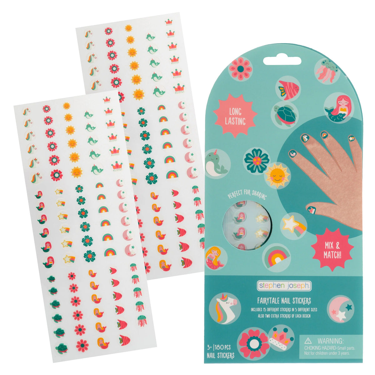 Stephen Joseph Sticker Buy Stephen Joseph - Clear Nail Stickers - Fairytale | BambiniJO ...