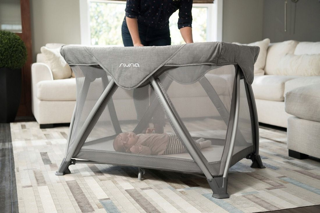 Nuna - SENA™ aire play yard with zip-off bassinet | Moka