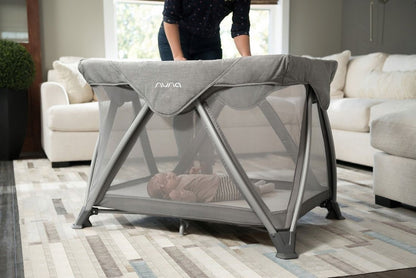 Nuna - SENA™ aire play yard with zip-off bassinet | Moka