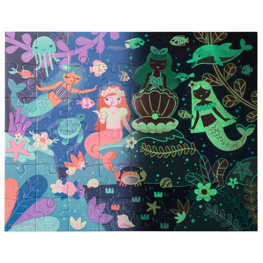Stephen Joseph - Glow In The Dark Puzzle - Mermaids | 3-6Y