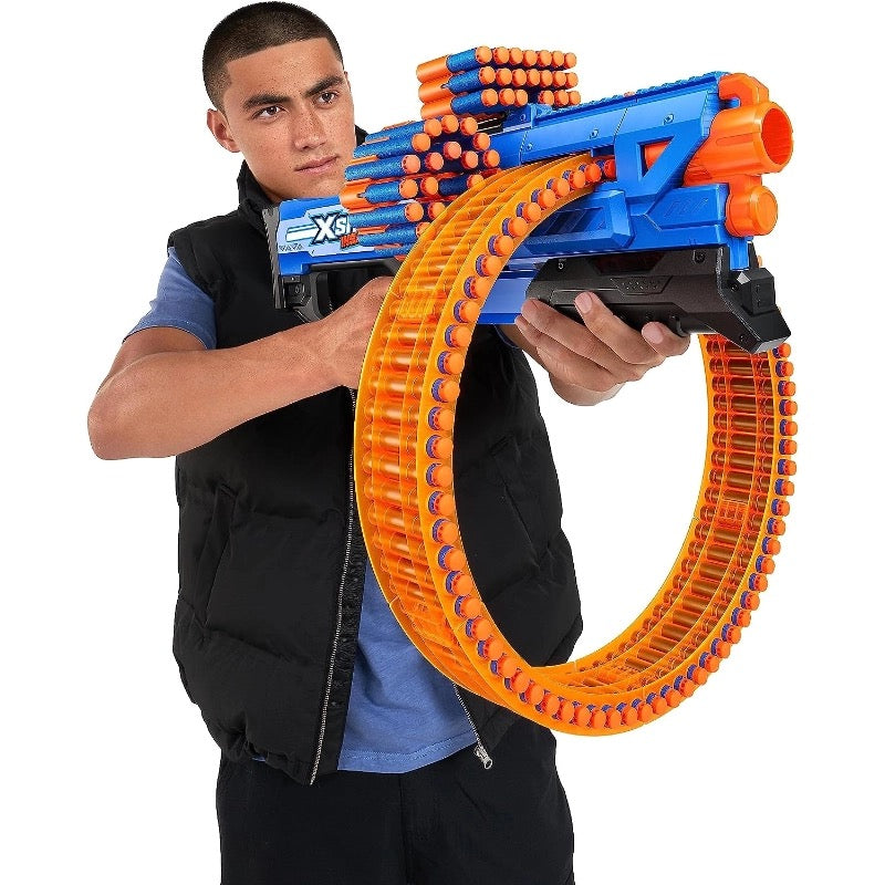 X-Shot - Insanity Mad Mega Barrel Blaster | 72 Darts | 8Y+ X-Shot - Insanity Mad Mega Barrel Blaster | 72 Darts | 8Y+