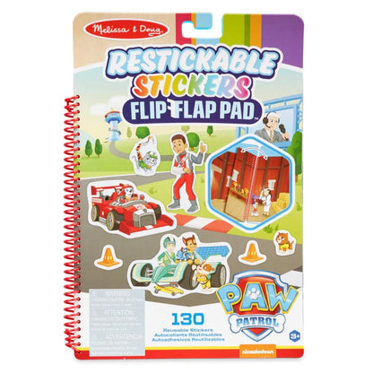 Mellisa & Doug Paw Patrol Restickable Stickers Flip-flap Pad | Classic Missions