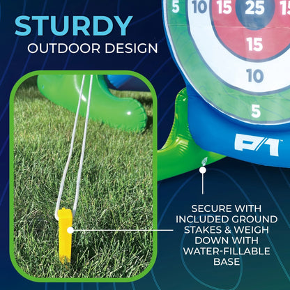 Hape - Multizone Sports Tower 2-in-1 Inflatable Soccer & Baseball Target Game — BambiniJO Jordan