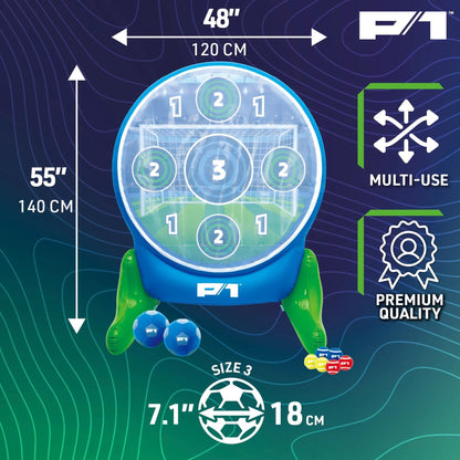 Hape - Multizone Sports Tower 2-in-1 Inflatable Soccer & Baseball Target Game — BambiniJO Jordan