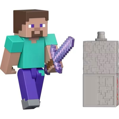 Minecraft - مجموعة شخصيات الحركة | مجسمات قابلة للتجميع بمقياس 3.25 بوصة | 3-6 سنوات Minecraft - مجموعة شخصيات الحركة | مجسمات قابلة للتجميع بمقياس 3.25 بوصة | 3-6 سنوات