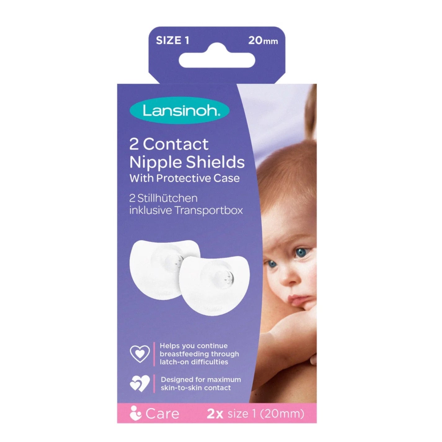 Lansinoh - Contact Nipple Shields 20mm | Pack of 2
