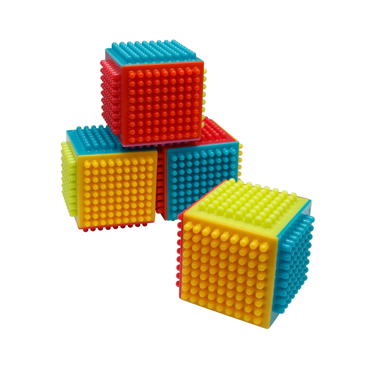Infantino - Baby Press & Stay Sensory Block Activity | 24 Pcs | 6m+ Infantino - Baby Press & Stay Sensory Block Activity | 24 Pcs | 6m+