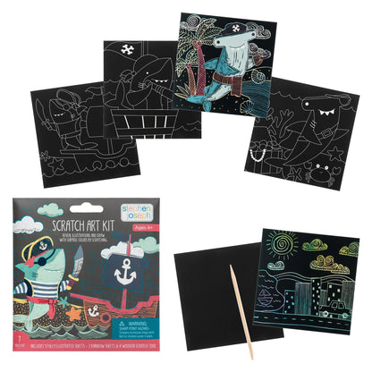 Stephen Joseph - Scratch Art Kit | Shark