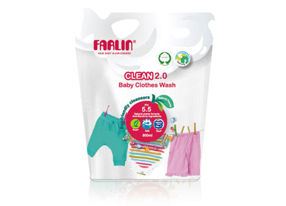 Farlin - Natural Baby Laundry Detergent Combo 1000ml + 800ml