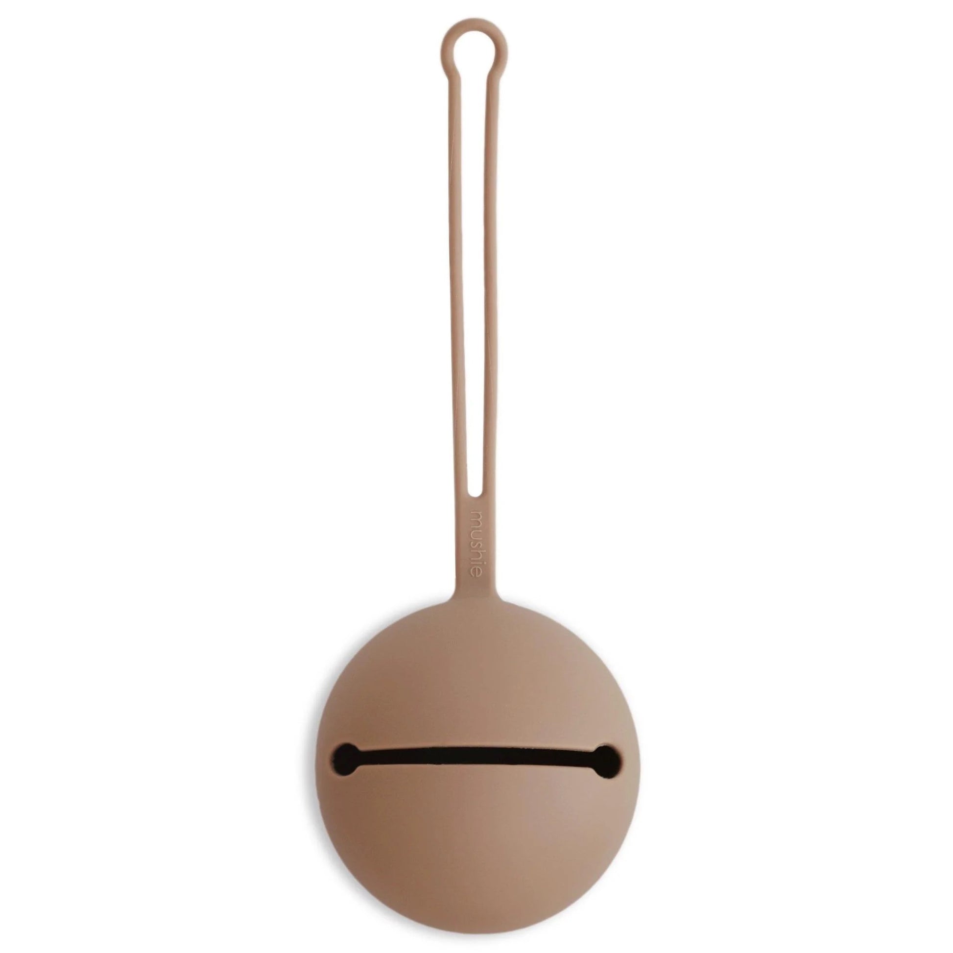 MUSHIE - Silicone Pacifier Case - Pale Taupe MUSHIE - Silicone Pacifier Case - Pale Taupe