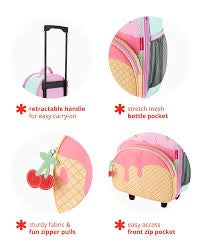 Skip Hop - Kids Rolling Luggage Spark - Ice Cream Skip Hop - Kids Rolling Luggage Spark - Ice Cream