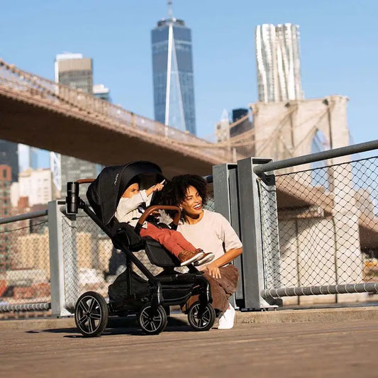 Nuna MIXX next Stroller Compact Fold 0-7Y - Caviar — BambiniJO Jordan