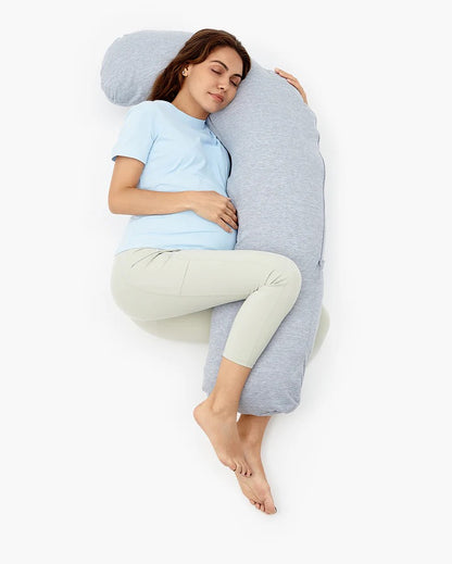 Momcozy - J-Shaped Maternity Body Pillow