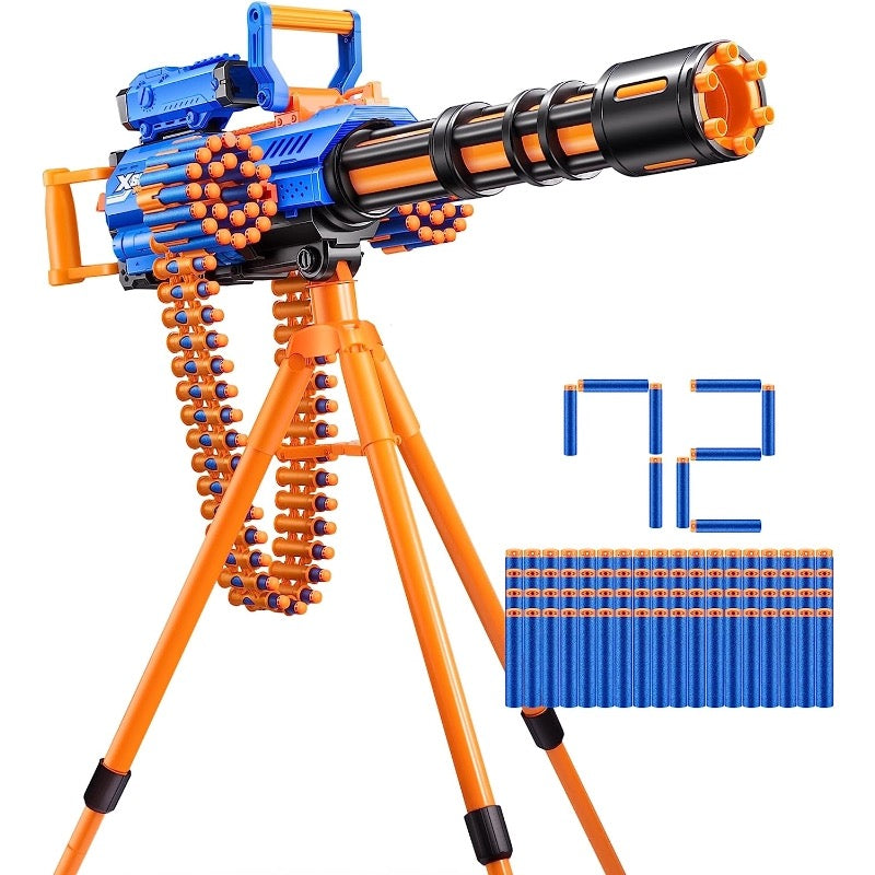 X-Shot - Insanity Motorized Rage Fire Gatling Blaster with Tripod | 8Y+ X-Shot - Insanity Motorized Rage Fire Gatling Blaster with Tripod | 8Y+