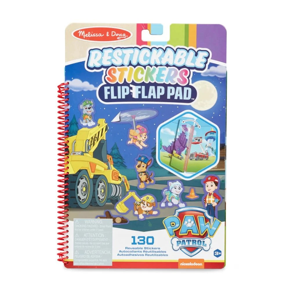 Mellisa & Doug Paw Patrol Restickable Stickers Flip-flap Pad | Ultimate Rescue Mellisa & Doug Paw Patrol Restickable Stickers Flip-flap Pad | Ultimate Rescue