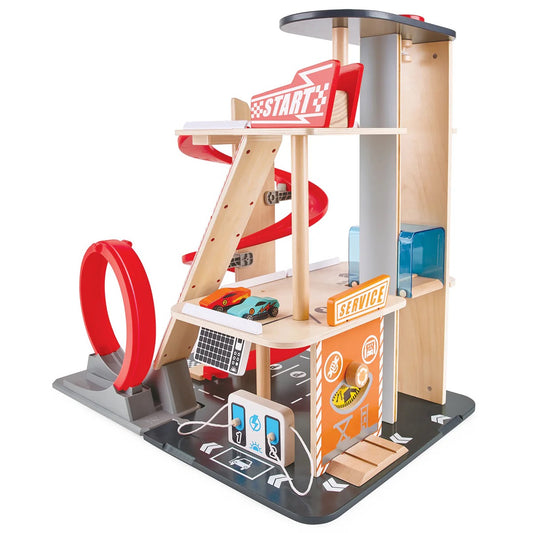 Hape - Gearhead Stunt Garage